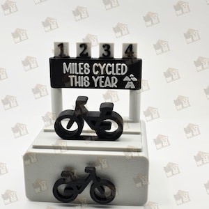 Handcrafted Reusable Cycling Distance Tracker