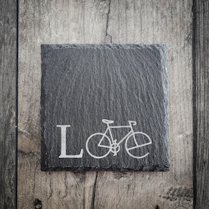 Bike Slate Coaster