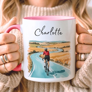 Personalised Cycling Mug