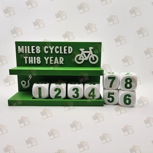 Miles Cycled This Year Display