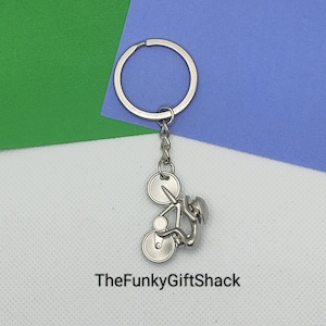 Personalised Bicycle Keychain