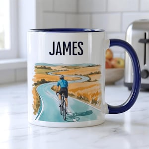 Personalised Cycling Mug